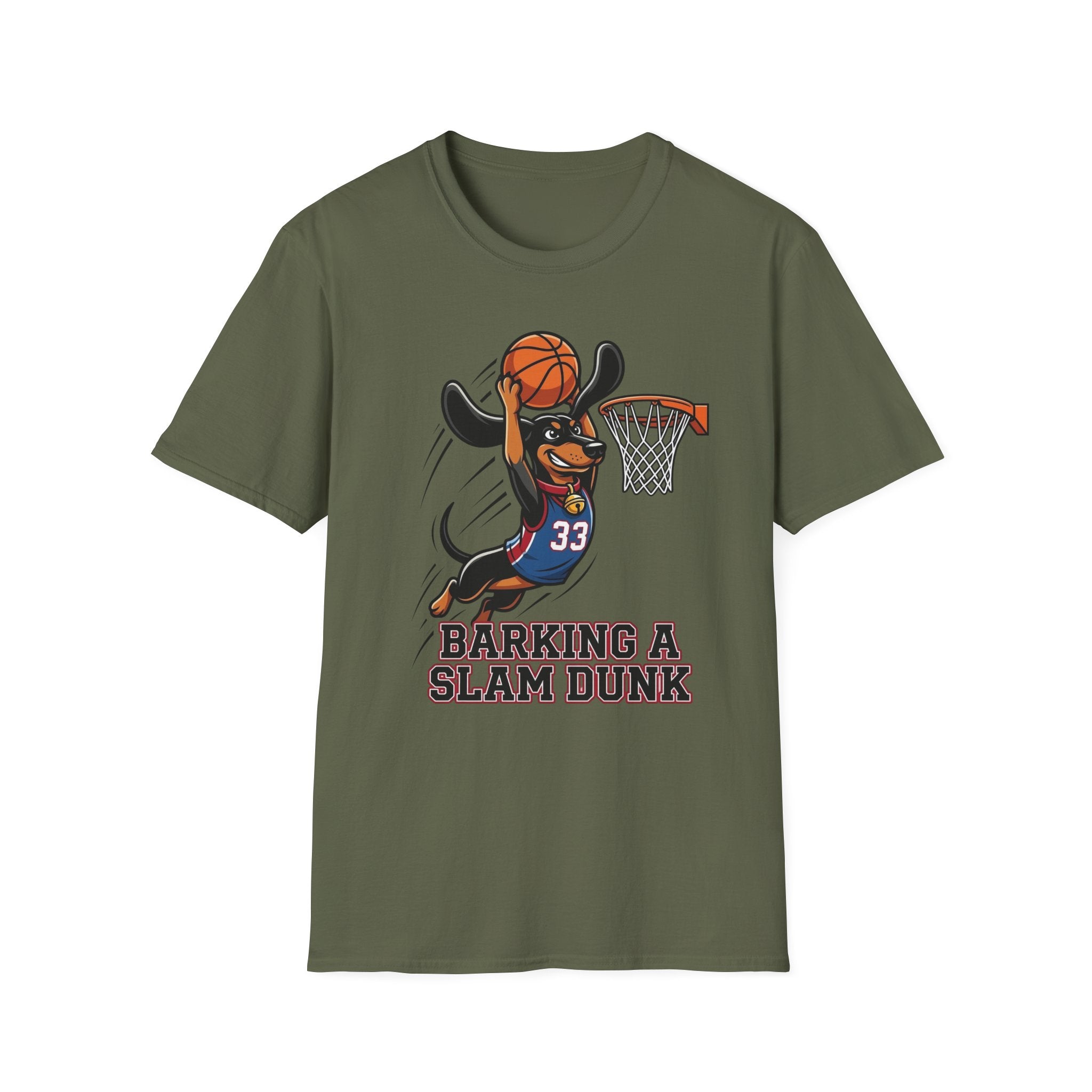 Barking a Slam Dunk T-Shirt