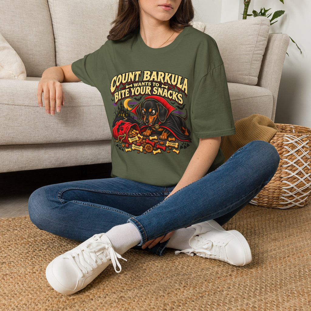 Count Barkula Wants to Bite Your Snacks T-Shirt