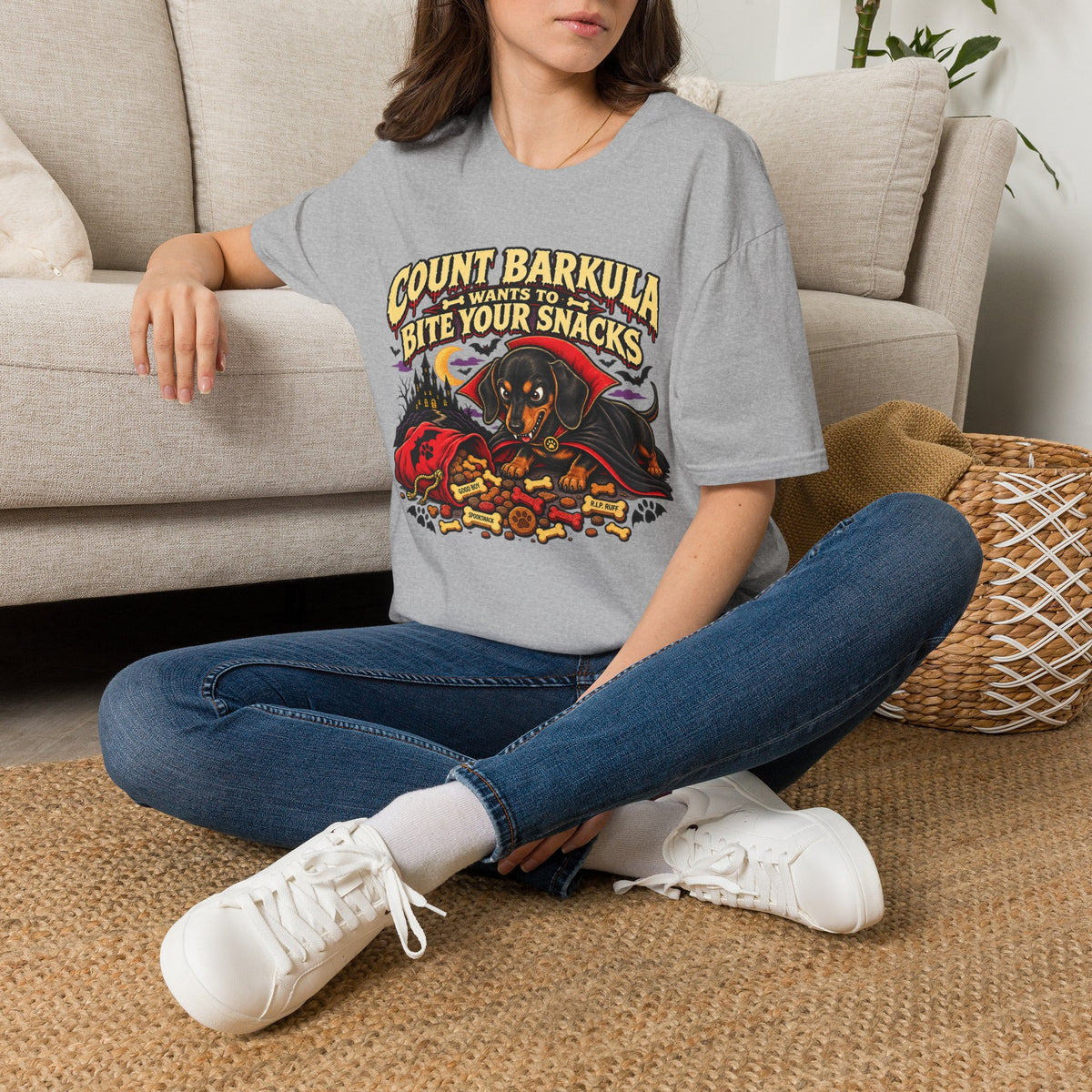 Count Barkula Wants to Bite Your Snacks T-Shirt