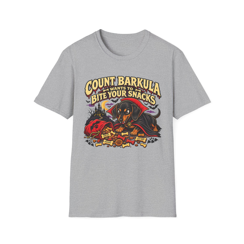Count Barkula Wants to Bite Your Snacks T-Shirt