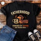 Fatherhood Powered by Coffee T-Shirt