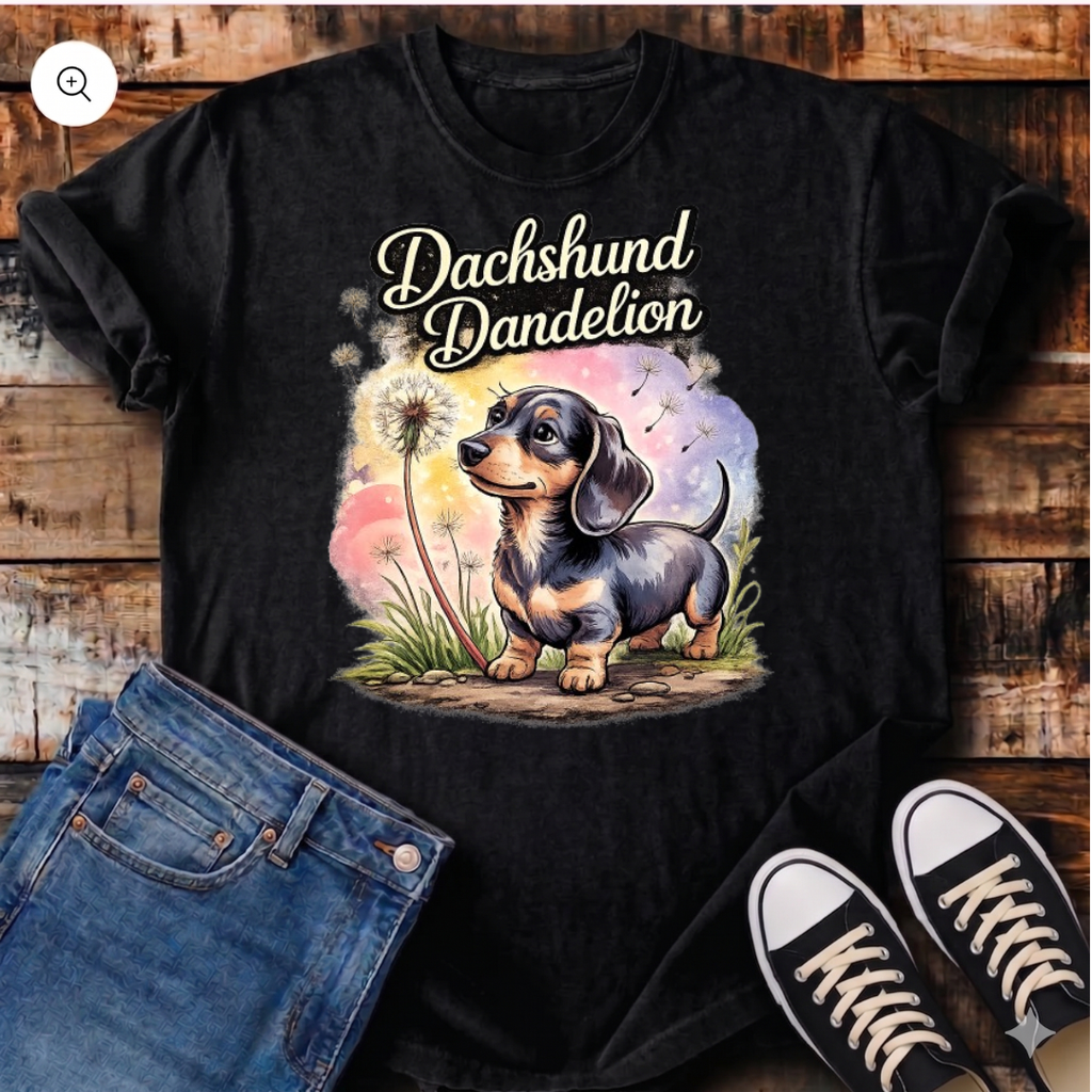 Dandelion Dachshund T-Shirt