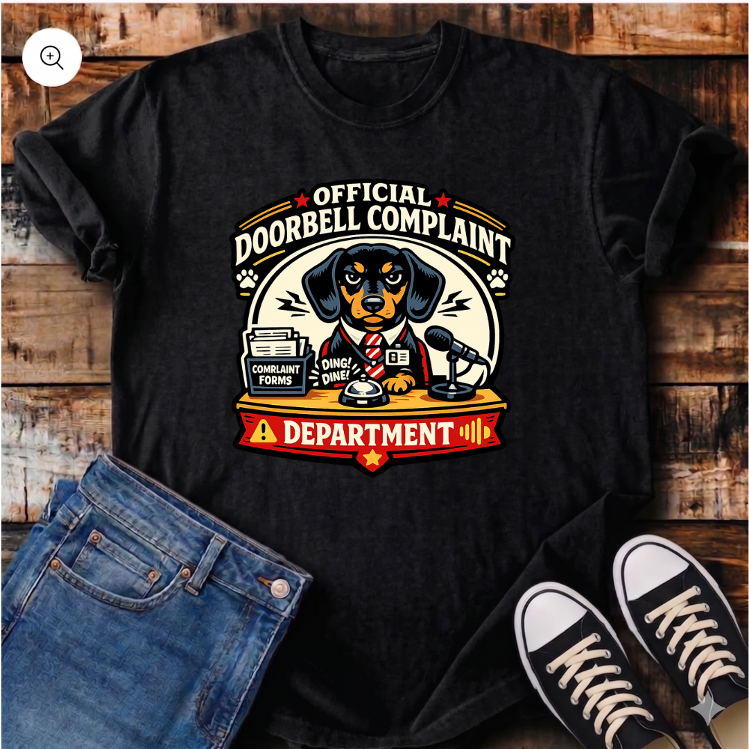 Official Doorbell Complaint Department T-Shirt