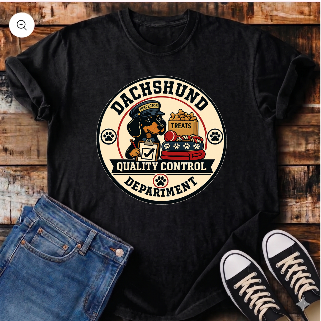 Dachshund Quality Control T-Shirt