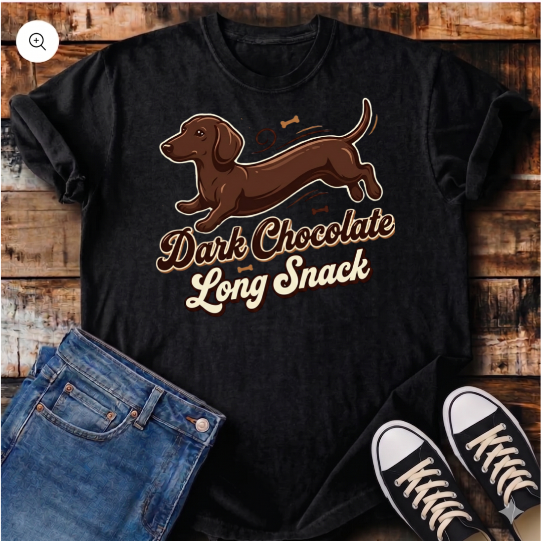 Dark Chocolate Long Snack T-Shirt