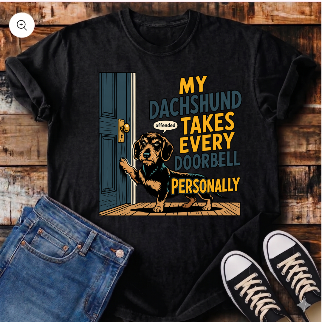 My Dachshund Takes Every Doorbell Personally T-Shirt