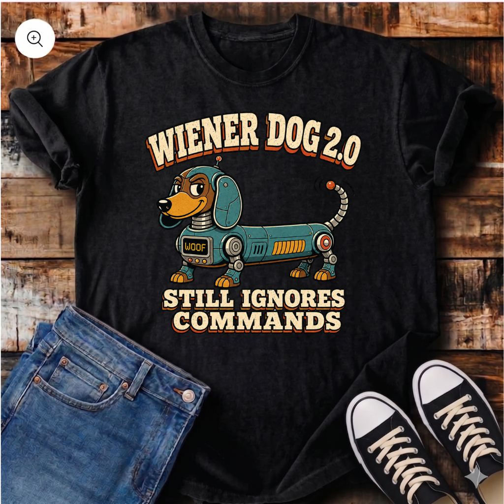 Wiener Dog 2.0, Still Ignores Commands T-Shirt