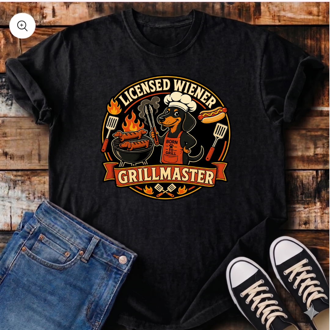 Licensed Wiener Grillmaster T-Shirt