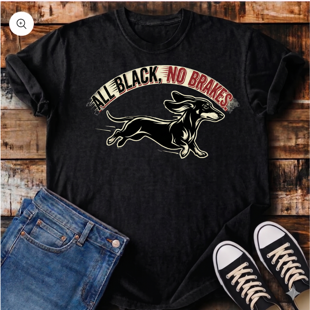 All Black No Brakes T-Shirt
