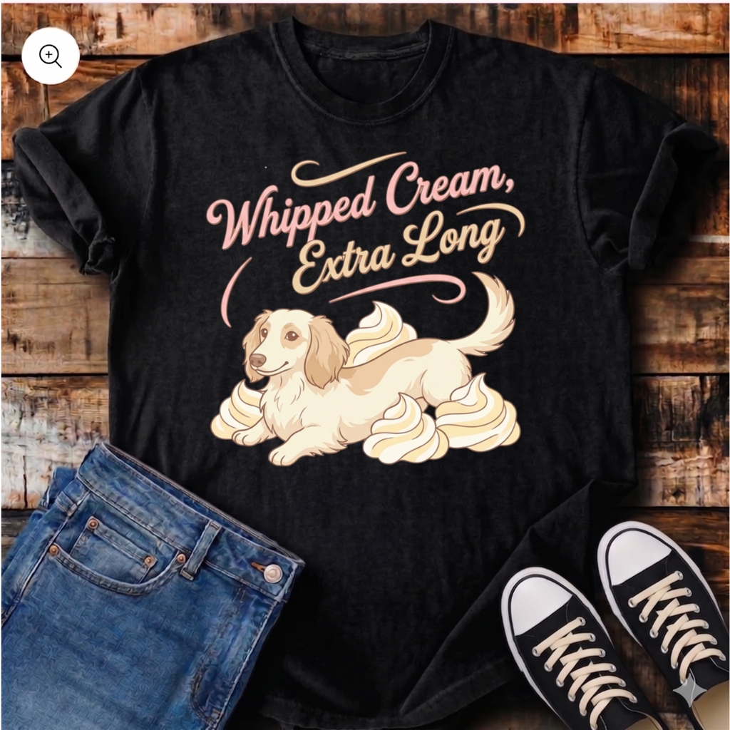 Whipped Cream Extra Long T-Shirt