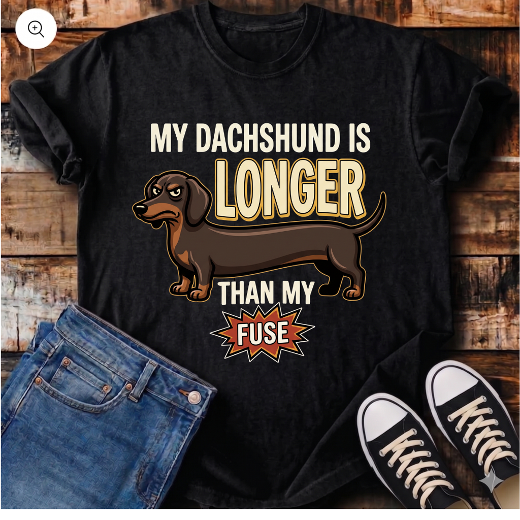 My Dachshund Is Longer Than My Fuse T-Shirt