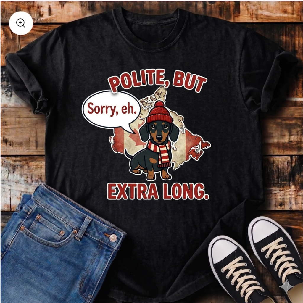 Canadian Polite Dachshund T-Shirt