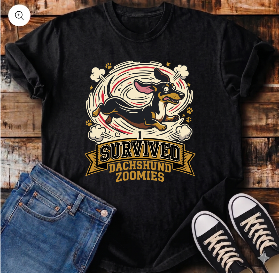 I Survived Dachshund Zoomies T-Shirt