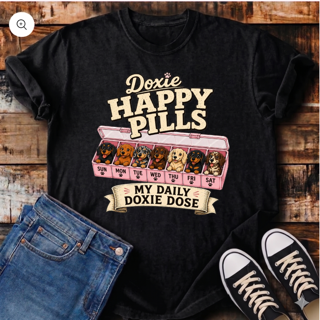 Doxie Happy Pills T-Shirt