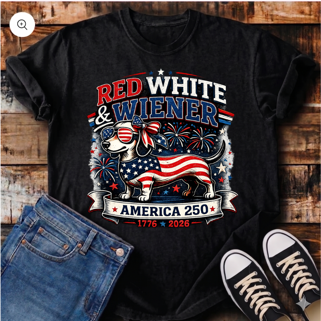 Red, White, & Wiener T-Shirt