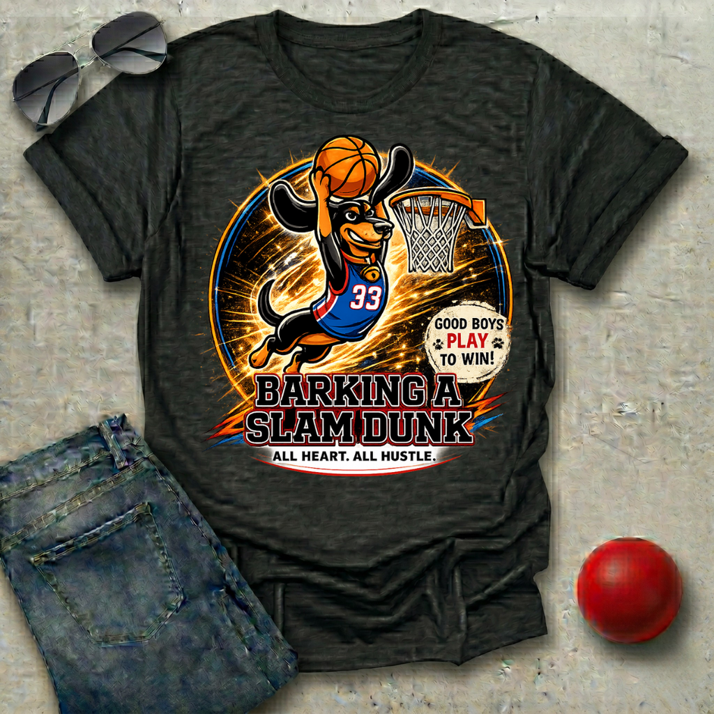 Barking a Slam Dunk T-Shirt