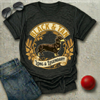 Black and Tan Long and Legendary T-Shirt