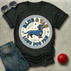 Blue and Tan Long Dog Fan T-Shirt