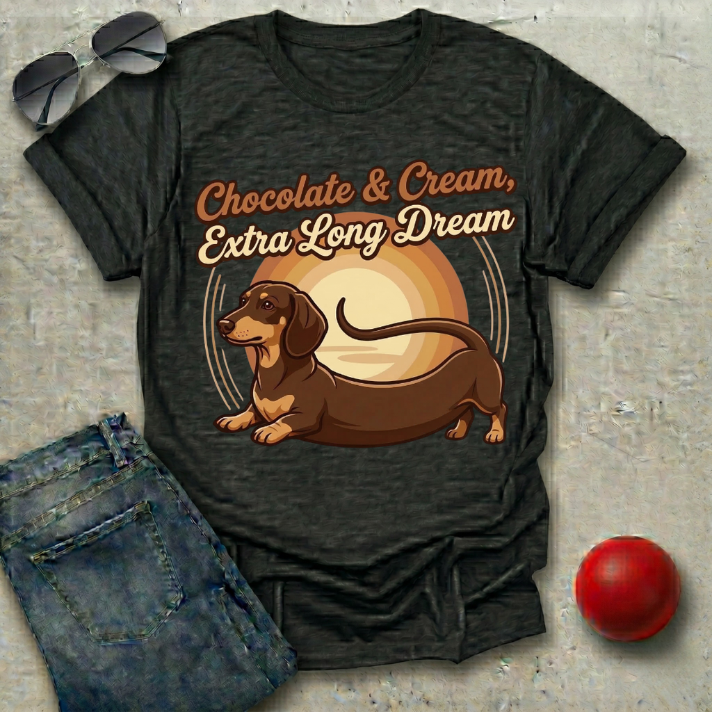 Chocolate & Cream, Extra Long Dream T-Shirt