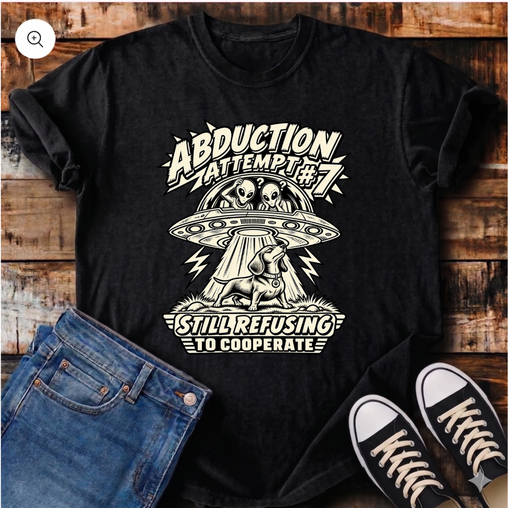 Alien Abduction Attempt T-Shirt