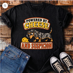 Powered by Cheese and Suspicion T-Shirt