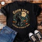 Bigfoot Walking Halloween Dachshund T-Shirt