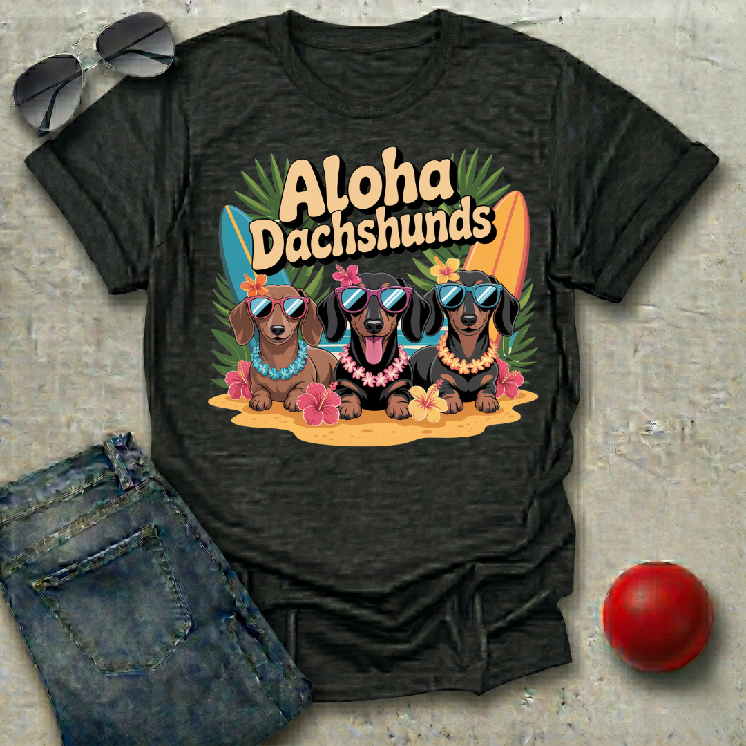 Aloha Dachshunds T-Shirt