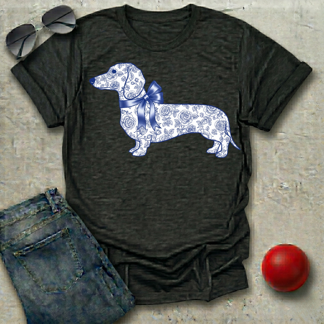 Blue Bonnet Dachshund T-Shirt