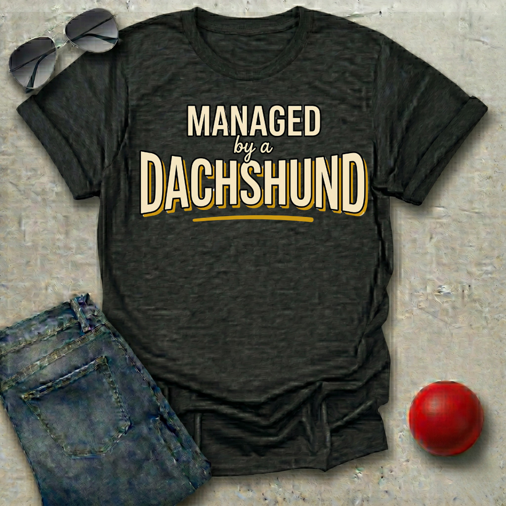 Managed by a Dachshund T-Shirt