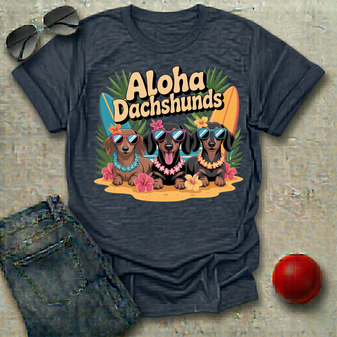 Aloha Dachshunds T-Shirt