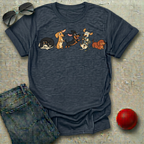 Dachshunds in a Row T-Shirt