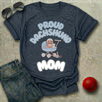 Proud Dachshund Mom Blue T-Shirt