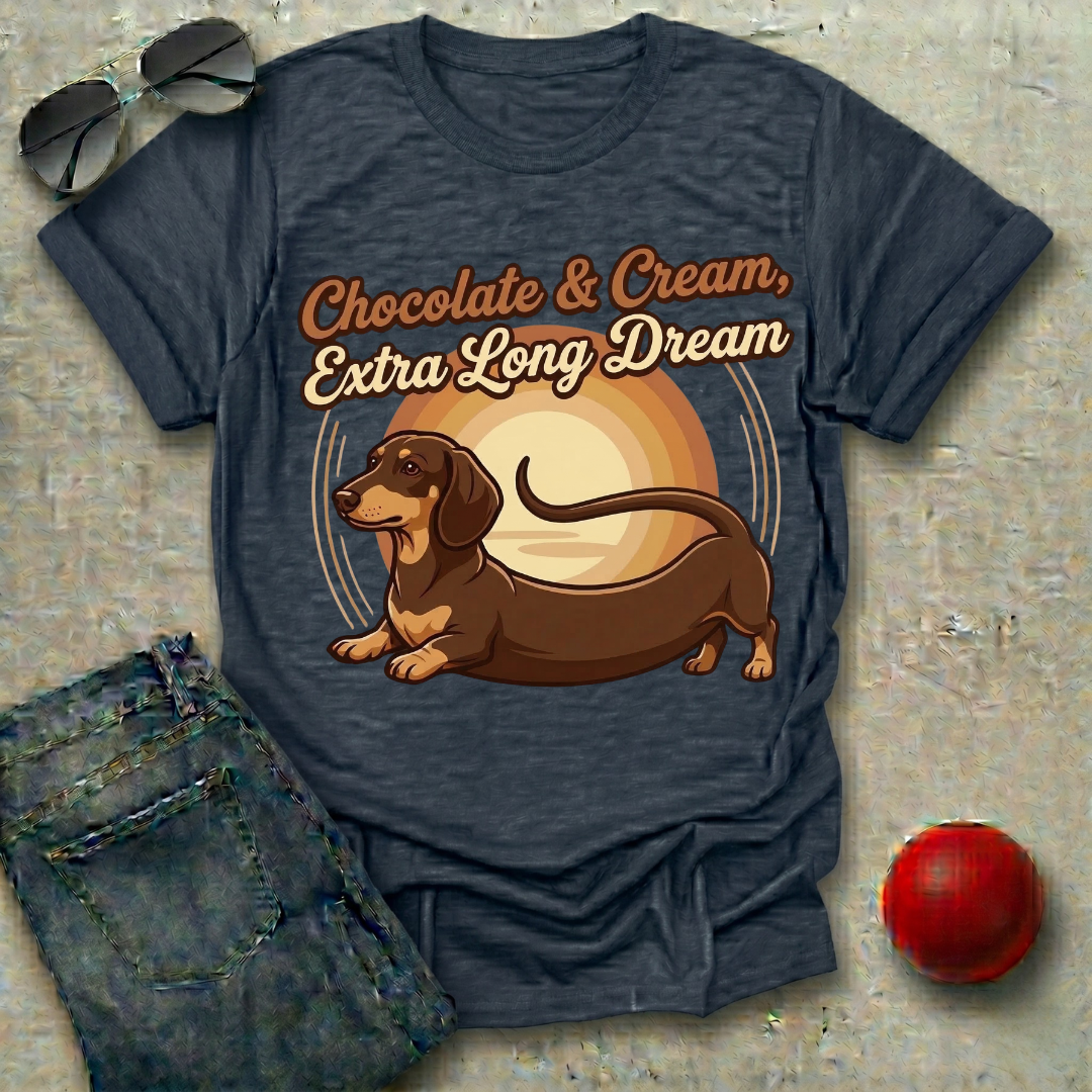 Chocolate & Cream, Extra Long Dream T-Shirt