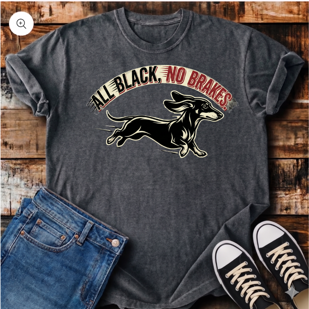 All Black No Brakes T-Shirt