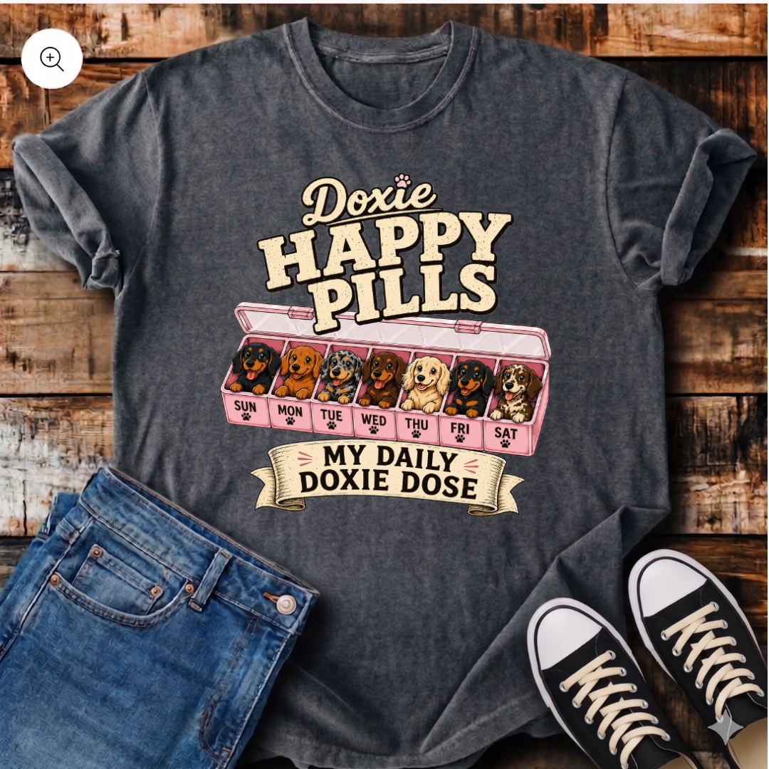 Doxie Happy Pills T-Shirt