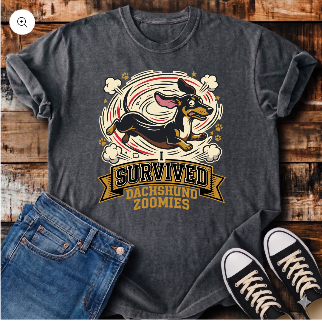 I Survived Dachshund Zoomies T-Shirt