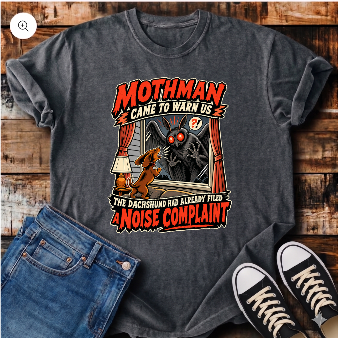 Mothman and Dachshund T-Shirt