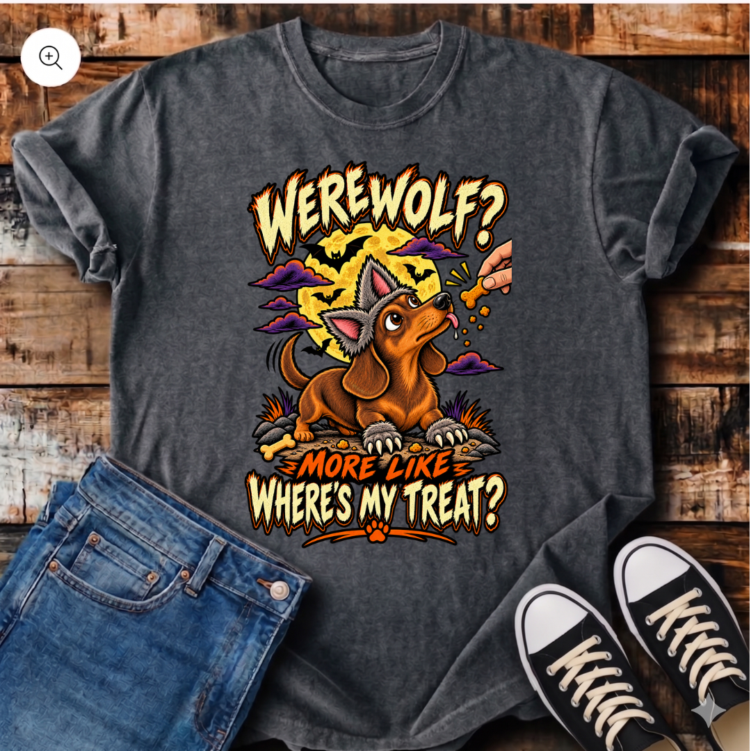 Werewolf Where's my Treat T-Shirt