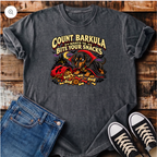 Count Barkula Wants to Bite Your Snacks T-Shirt