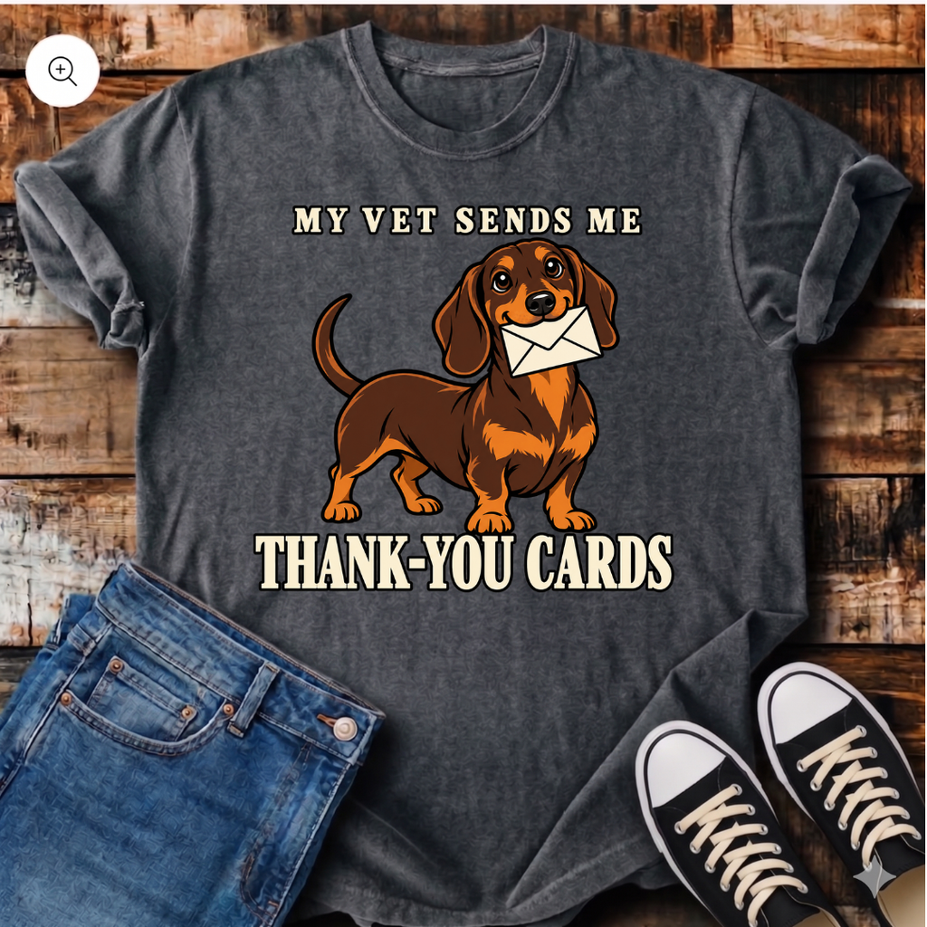 My Vet Sends Me Thank You Cards T-Shirt