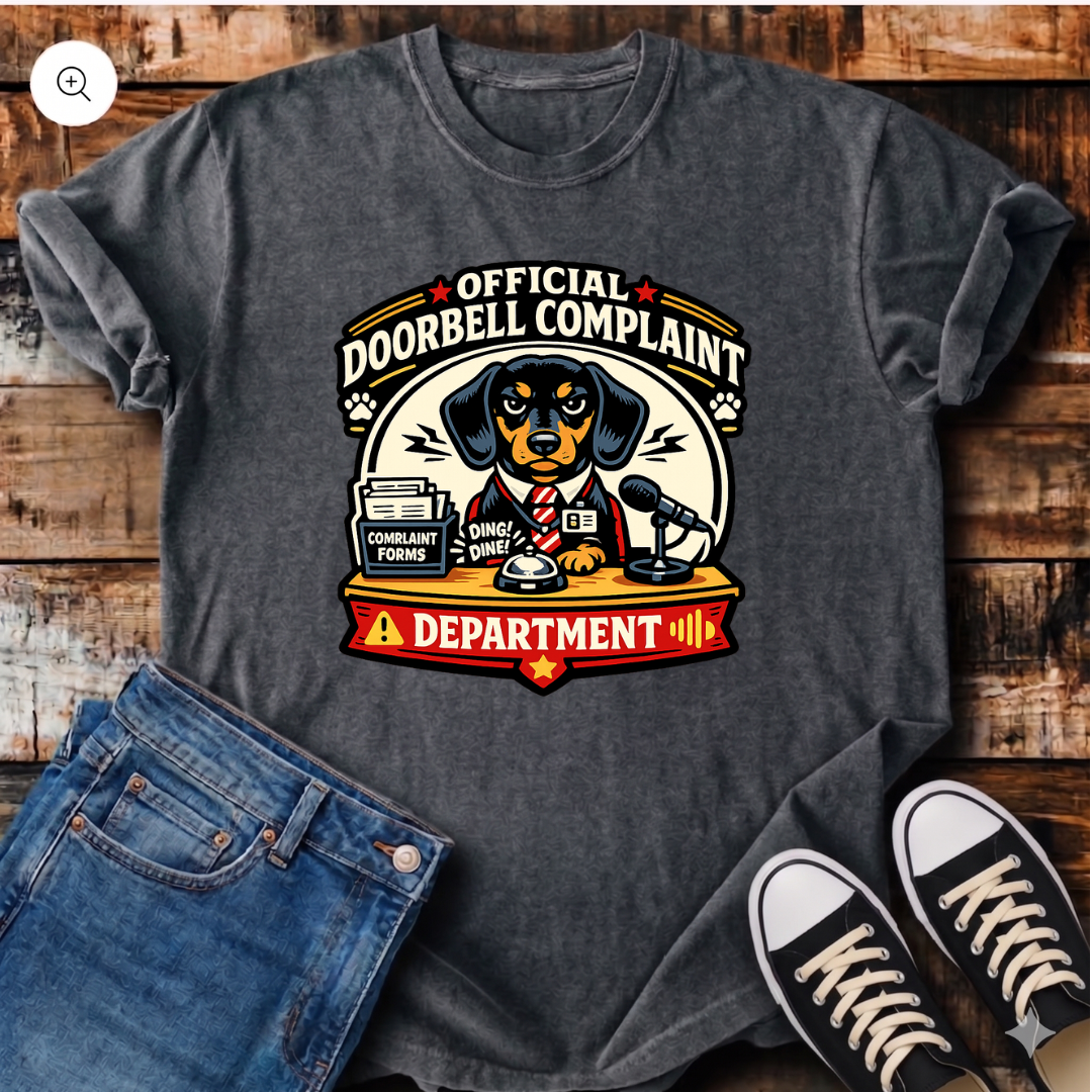 Official Doorbell Complaint Department T-Shirt