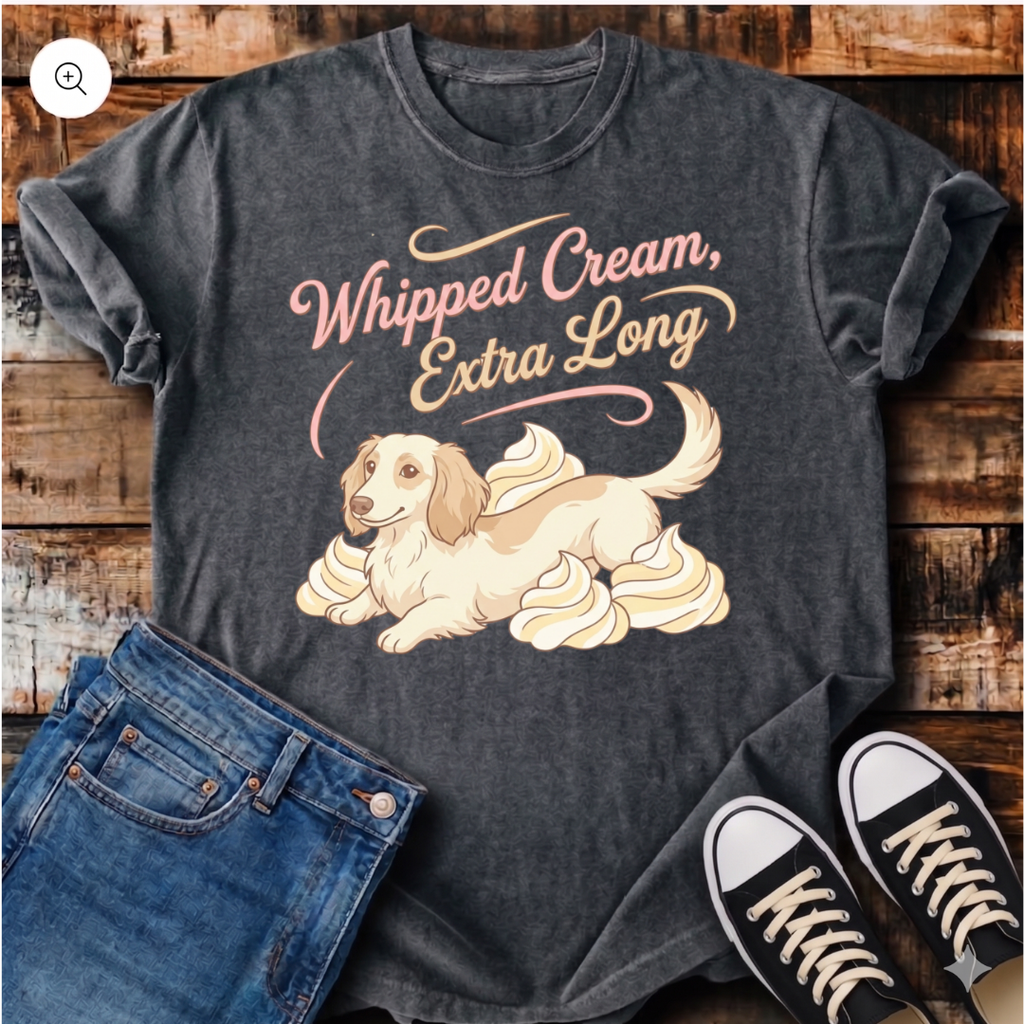 Whipped Cream Extra Long T-Shirt