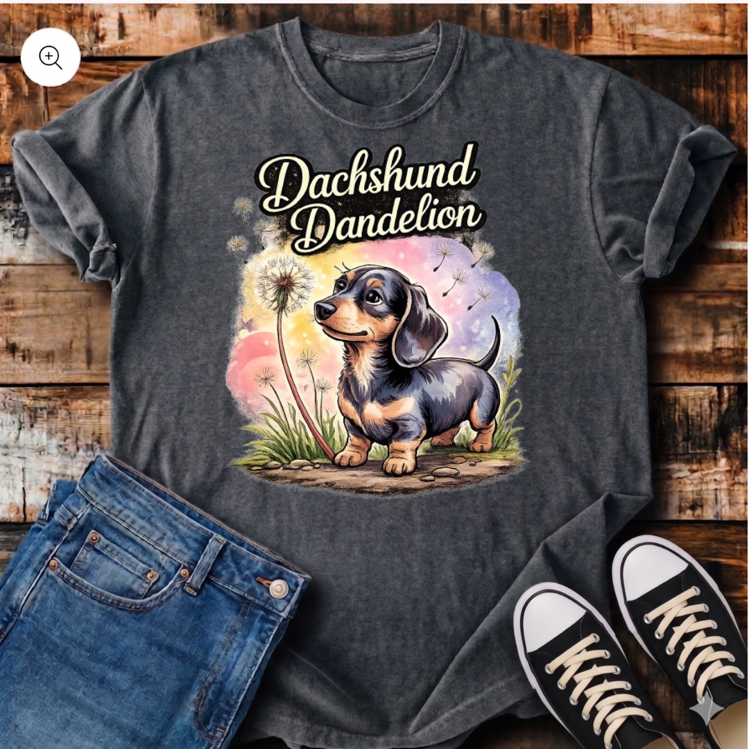 Dandelion Dachshund T-Shirt