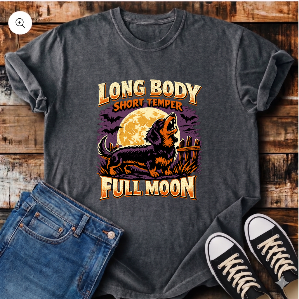 Long Body, Short Temper, Full Moon T-Shirt
