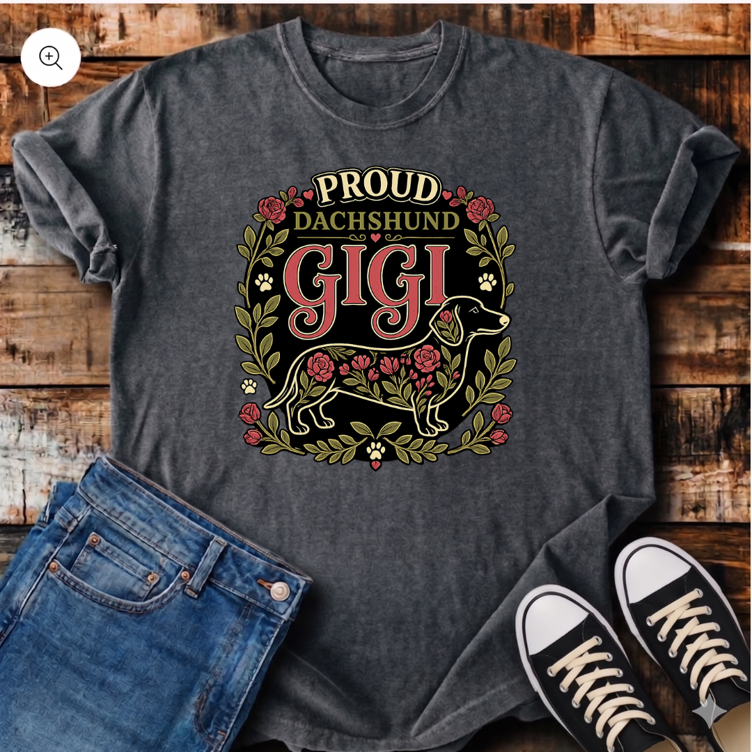 Proud Dachshund Gigi T-Shirt