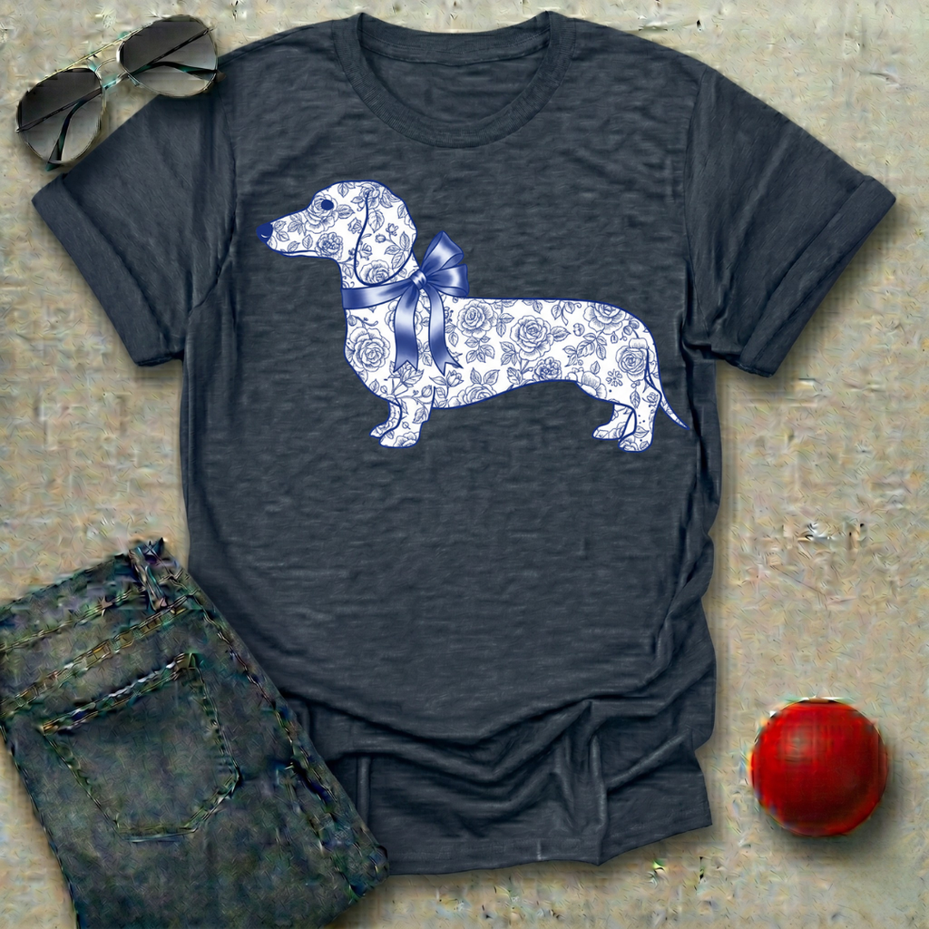 Blue Bonnet Dachshund T-Shirt