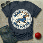 Blue and Tan Long Dog Fan T-Shirt