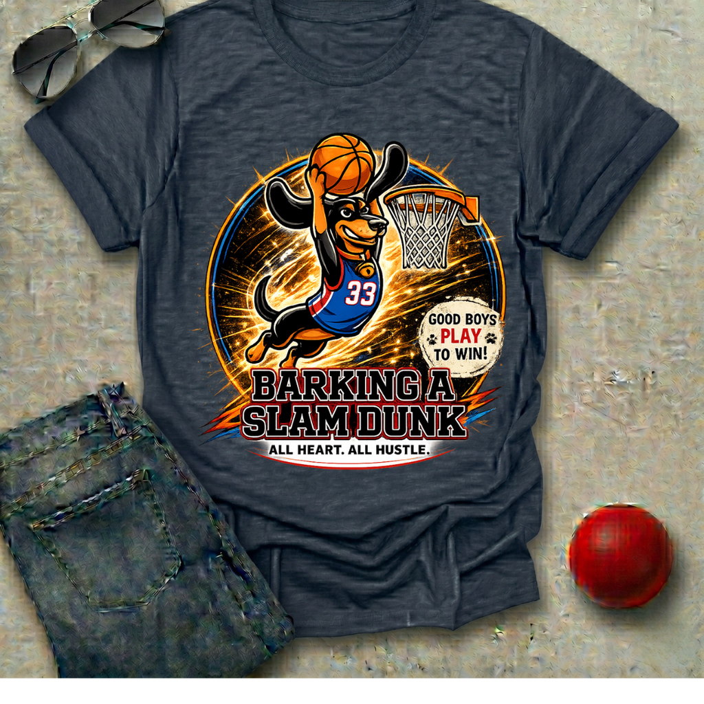 Barking a Slam Dunk T-Shirt