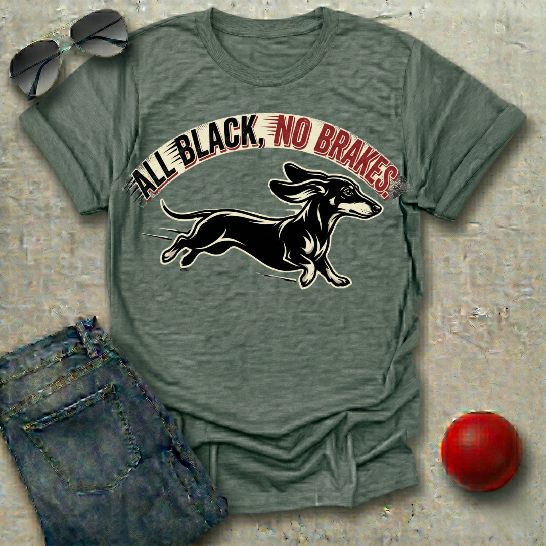 All Black No Brakes T-Shirt