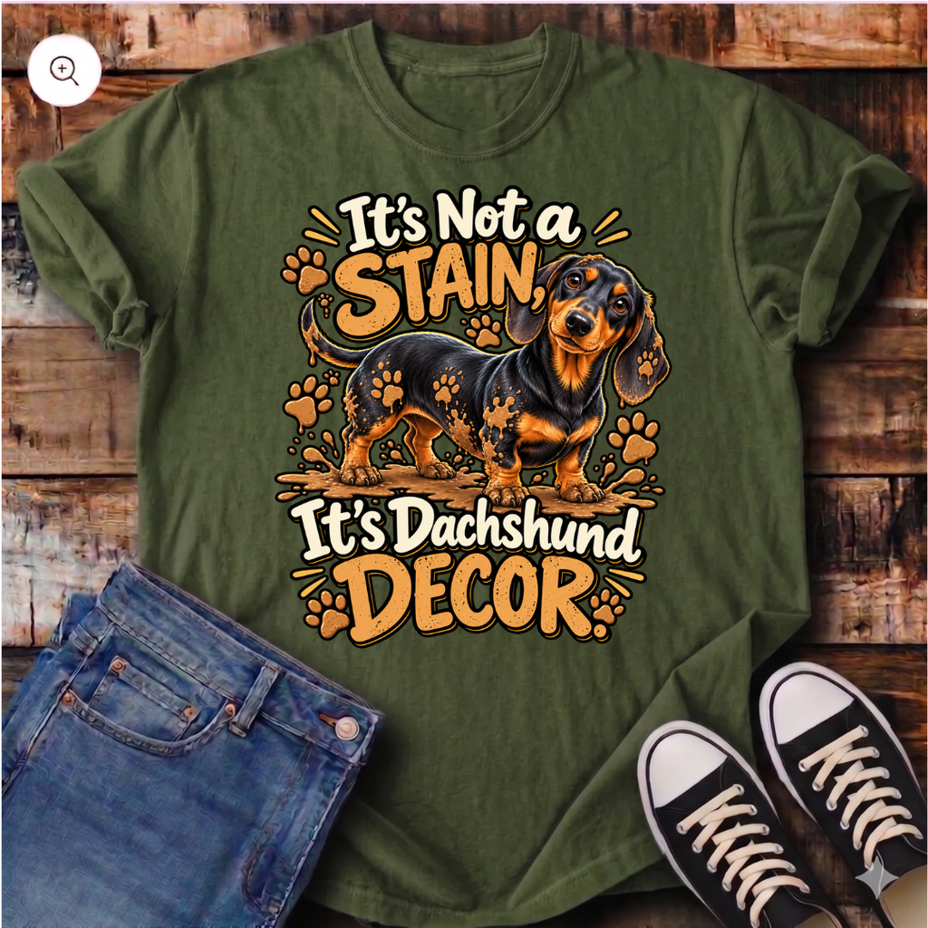 It's Not a Stain, It's Dachshund Decor T-Shirt